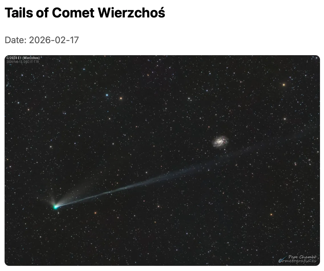 Screenshot of this APOD example